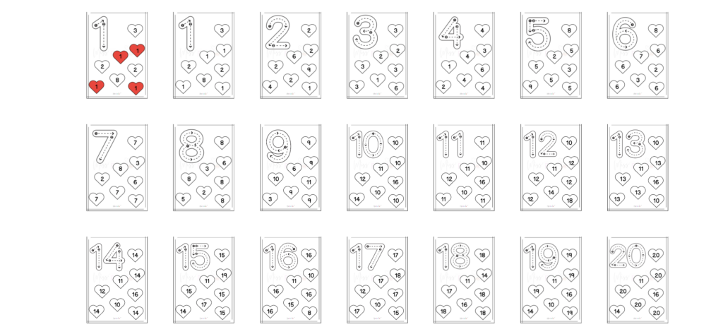 ❤️ Especial San Valentín: Motricidad de números del 1 al 20 Con motivo de San Valentín, compartimos un material ideal para trabajar la motricidad fina y la numeración del 1 [&hellip;]