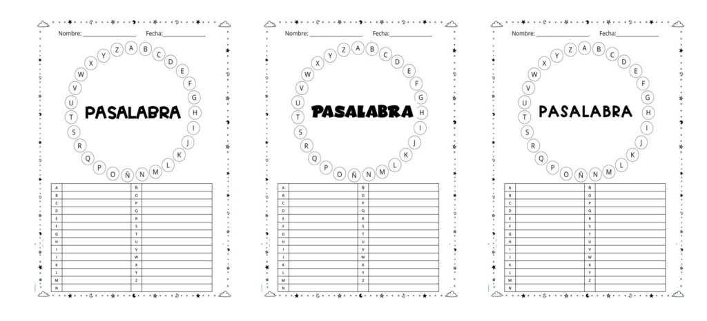 🎯 Plantillas variadas para jugar a Pasapalabra en el aula Este material está pensado para trabajar el lenguaje, el vocabulario y la agilidad mental de forma lúdica y motivadora. A [&hellip;]
