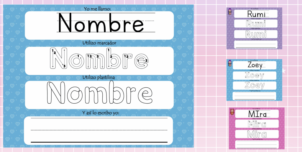 📝 APRENDO A TRAZAR MI NOMBRE con las Guerreras de K-POP Aprender a escribir el propio nombre es uno de los primeros grandes logros en la etapa infantil. Este material [&hellip;]