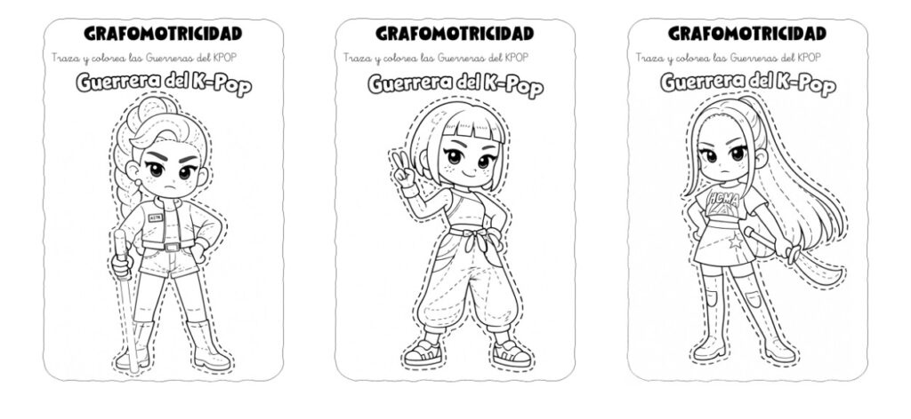 URGENTE✏️🎤 Grafomotricidad: Las Guerreras del K-POP – Traza y colorea La grafomotricidad puede convertirse en una actividad altamente motivadora cuando se conecta con los intereses del alumnado. En los últimos [&hellip;]