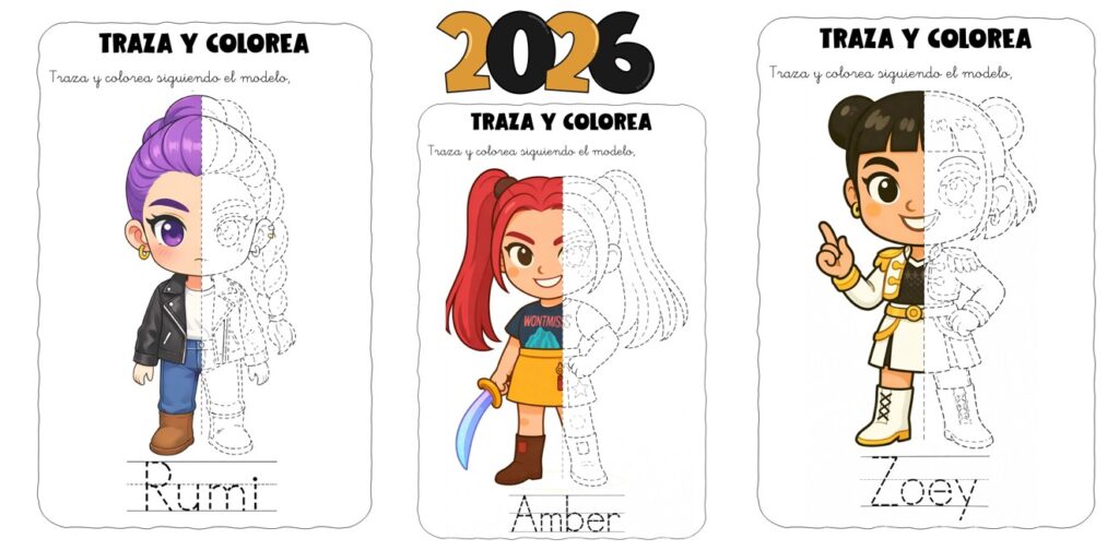 ✏️🎶 Guerreras K-POP: traza y colorea – trabajamos la simetría Trabajar la simetría en las primeras etapas educativas es clave para desarrollar la percepción espacial, la atención y la coordinación [&hellip;]