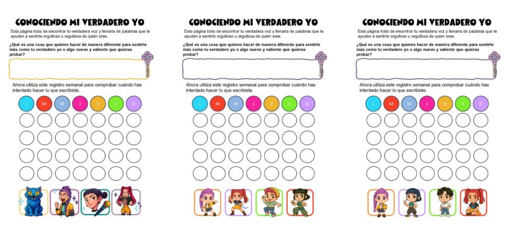 💜🧠 Registro semanal de autoconocimiento – Guerreras del K-POP El autoconocimiento es una parte fundamental del desarrollo personal y emocional del alumnado. Aprender a escucharse, reconocerse y atreverse a ser [&hellip;]