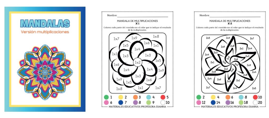 Transformar las Matemáticas en Arte: Mandalas de Multiplicaciones Aprender las tablas de multiplicar no tiene por qué ser una tarea monótona o puramente mecánica. Con nuestras Mandalas de Multiplicaciones, el [&hellip;]