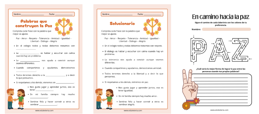Con motivo del Día Escolar de la Paz y la No Violencia, compartimos una colección de actividades variadas en formato pasatiempos, creadas por @edukateria, ideales para trabajar este día tan [&hellip;]
