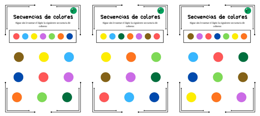 La atención sostenida es una habilidad clave para el aprendizaje y la vida diaria. Para reforzar esta capacidad, hemos diseñado unas fichas basadas en secuencias de colores, pensadas para niños, [&hellip;]
