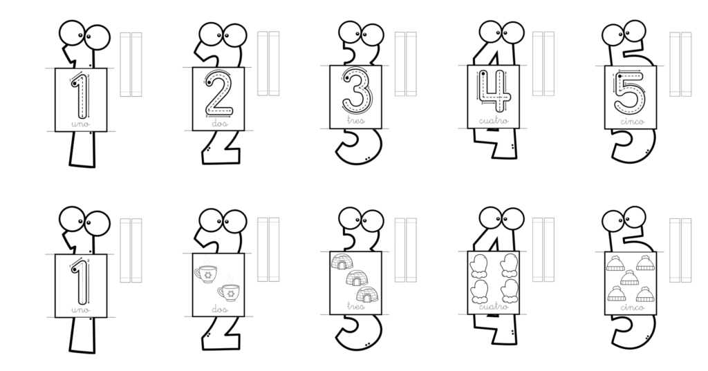 🧮✂️ Plantillas de títeres para trabajar los números del 1 al 5 Este material está pensado para Educación Infantil y primer ciclo de Primaria, ideal para trabajar la numeración inicial [&hellip;]