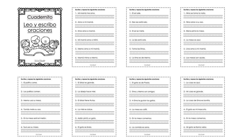 Este cuadernito de “Leo y escribo oraciones” incluye: 📝 Oraciones sencillas y progresivas, adaptadas al nivel inicial de lectura. 📖 Actividades de lectura comprensiva básica, con frases claras y vocabulario [&hellip;]