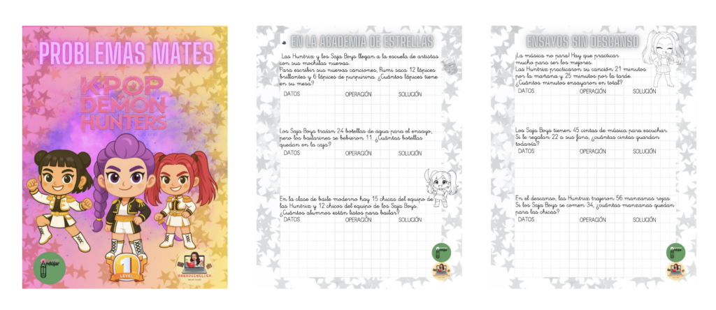 🎮✨ PROBLEMAS GAMIFICADOS DE K-POP PARA TU AULA ✨💜🎤Junto con @orientacionandujar, traemos un recurso que va a enganchar a tu alumnado desde el primer minuto: un pack de problemas matemáticos gamificados [&hellip;]