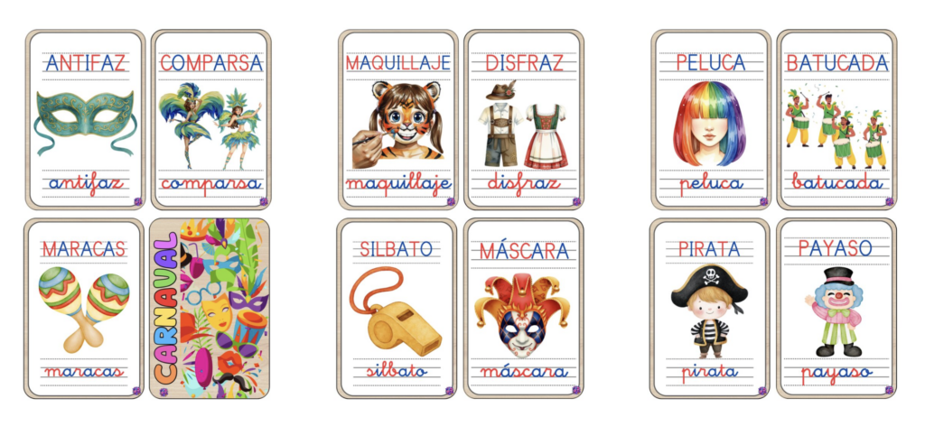 🥳 Flashcards Montessori de vocabulario de Carnaval para el aula 🎭 El Carnaval es una de las celebraciones más esperadas por nuestro alumnado, y qué mejor forma de aprovechar esta [&hellip;]