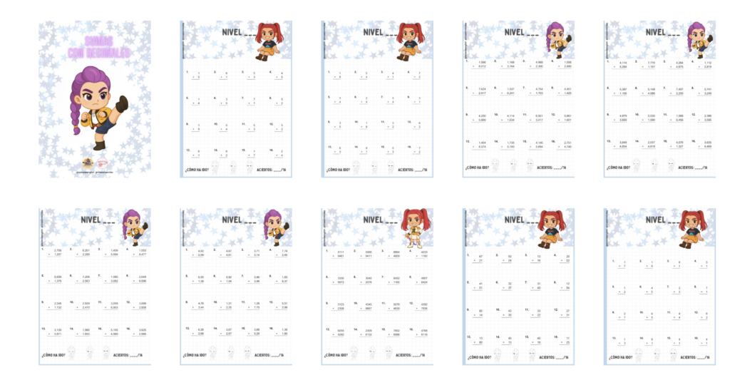 ¿Te imaginas trabajar las sumas en clase con un toque de color, diseño y cultura pop? Este cuaderno lo hace posible. Hemos preparado un recurso que combina operaciones matemáticas con [&hellip;]