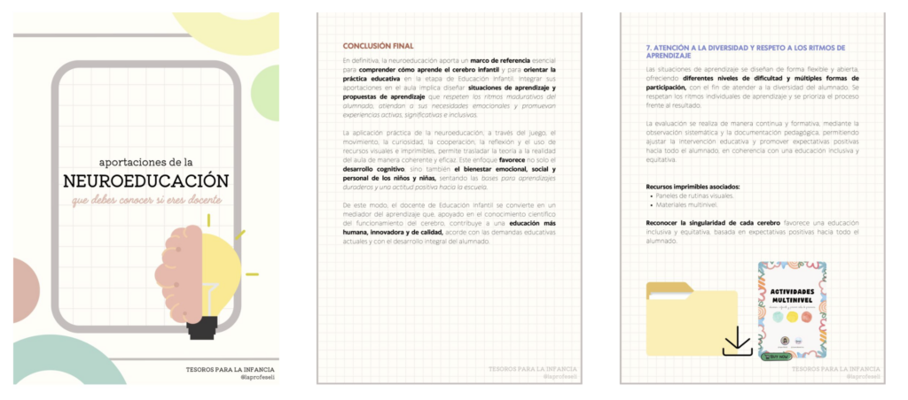 La neuroeducación se ha convertido en una herramienta fundamental para comprender cómo aprende el alumnado y cómo podemos mejorar nuestra práctica docente desde una base científica. En este material encontrarás [&hellip;]