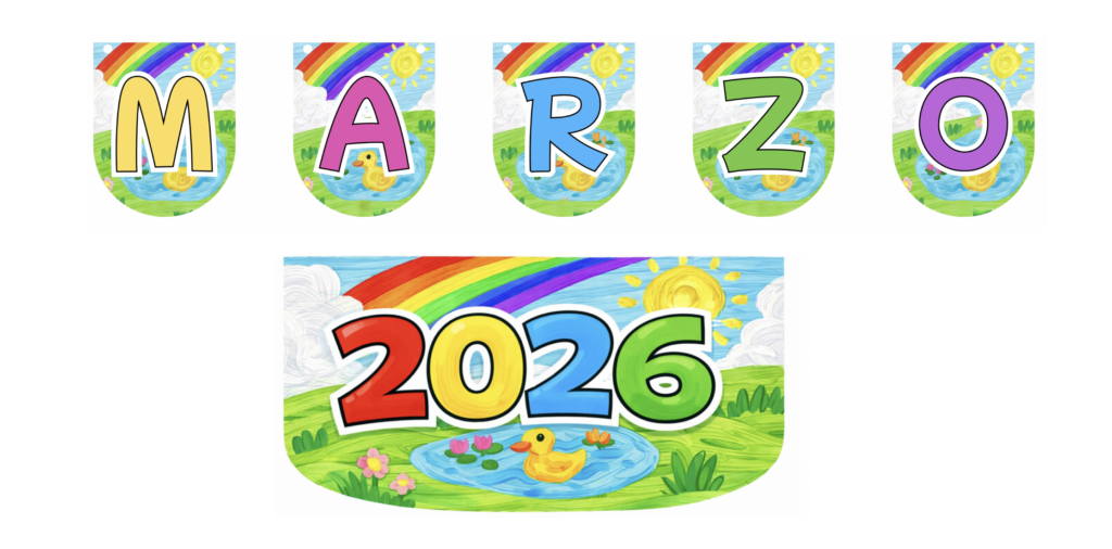 ¡Bienvenido marzo! Un mes lleno de color, energía y nuevas oportunidades Marzo llega con fuerza, y en el aula lo celebramos con un banner decorativo que transmite alegría, naturaleza y [&hellip;]