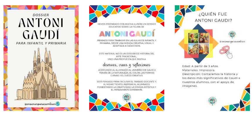 Acercar a los alumnos al arte no tiene por qué ser complicado ni tradicional. Por eso os compartimos un dossier de actividades sobre Antoni Gaudí, pensado especialmente para trabajar en [&hellip;]