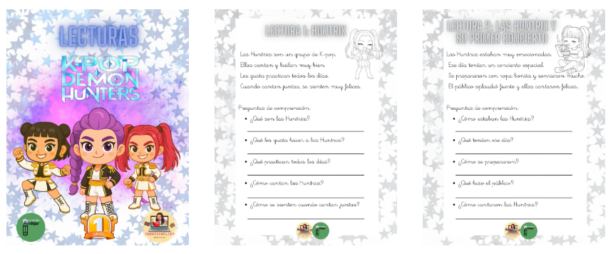 Si buscas un material que combine entretenimiento, motivación y aprendizaje, nuestra colección de 65 lecturas protagonizadas por las guerreras K-pop es ideal para tus estudiantes. Pensada para captar la atención [&hellip;]