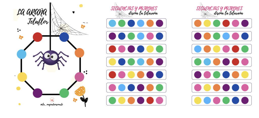Este material de @la_magiadeenseñarte propone actividades muy visuales para trabajar la atención, la direccionalidad y la percepción a través de secuencias y patrones dentro de una telaraña. Es un recurso [&hellip;]