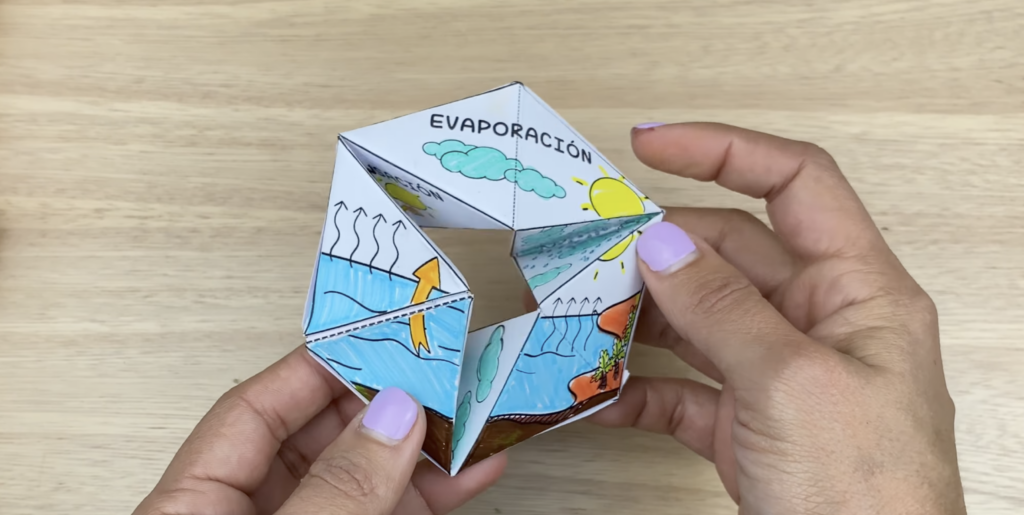 El ciclo del agua es uno de esos contenidos que los niños y niñas comprenden muchísimo mejor cuando pueden verlo, tocarlo y manipularlo. Por eso este Flexágono del Ciclo del [&hellip;]