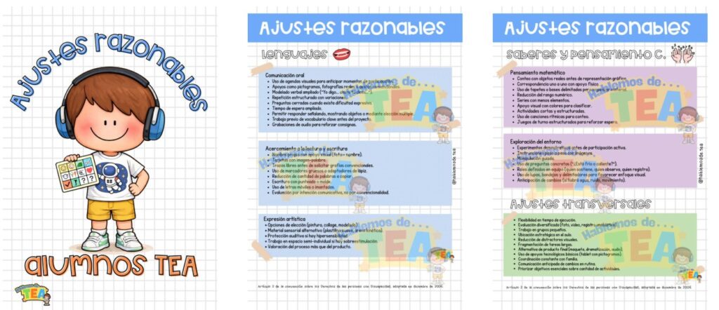 Los ajustes razonables son adaptaciones necesarias para garantizar que el alumnado con Trastorno del Espectro Autista (TEA) pueda participar en igualdad de condiciones en las actividades escolares. No modifican los [&hellip;]