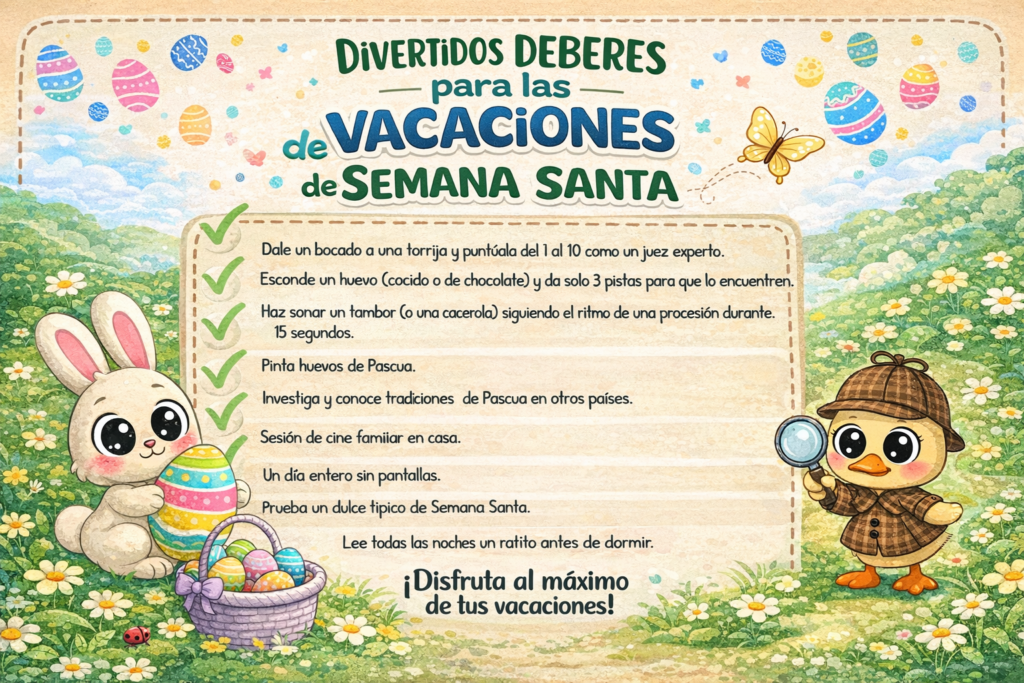 Llegan los días de descanso y, con ellos, la eterna pregunta: ¿Ponemos deberes o dejamos que desconecten? En el blog creemos que la respuesta está en el equilibrio. Por eso, [&hellip;]