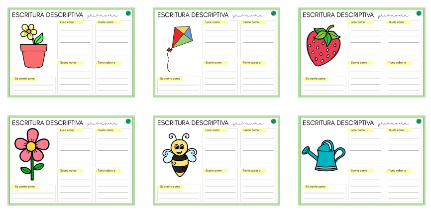 Hoy nos hace mucha ilusión compartir con vosotros este fantástico recurso diseñado para trabajar la escritura descriptiva y creativa, centrándonos en la explosión de vida que trae consigo la primavera. [&hellip;]