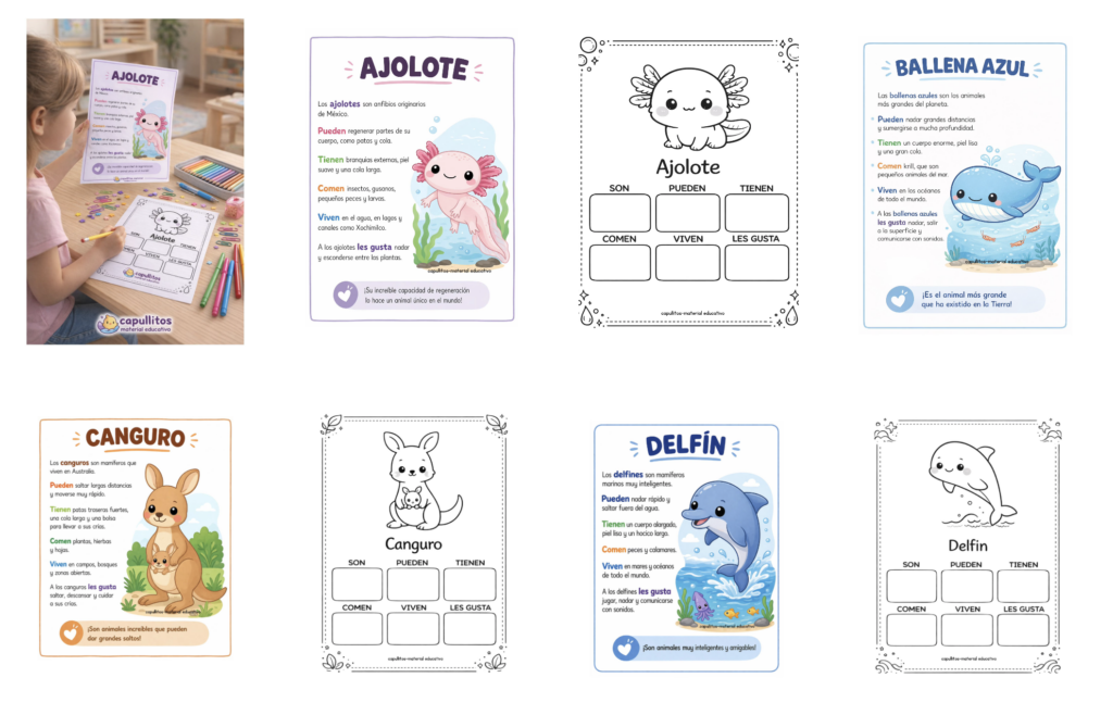 Hoy te traigo un recurso precioso y súper práctico para trabajar la comprensión lectora a través de uno de los temas que más entusiasma a los peques: los animales. Este [&hellip;]