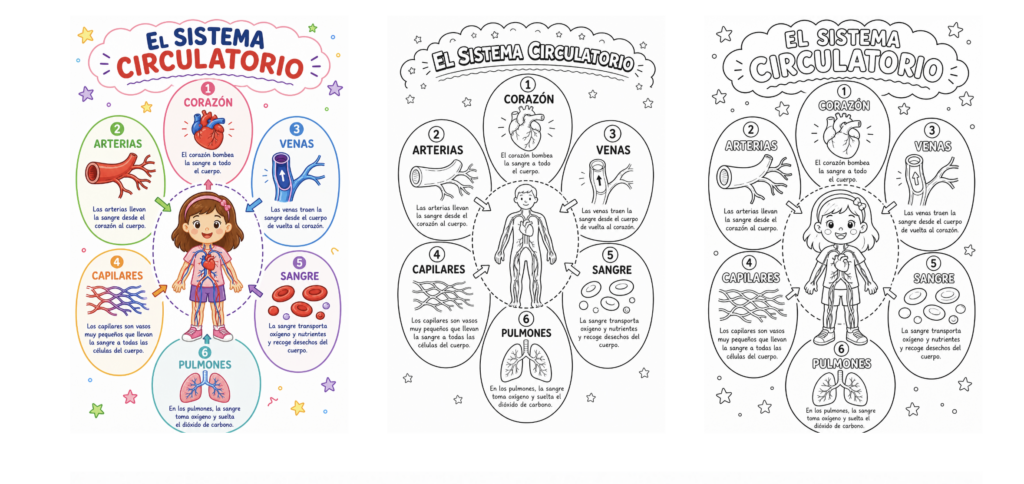 El sistema circulatorio es uno de los temas más fascinantes del cuerpo humano. A los niños y niñas les sorprende descubrir cómo la sangre se mueve sin parar, cómo funciona [&hellip;]