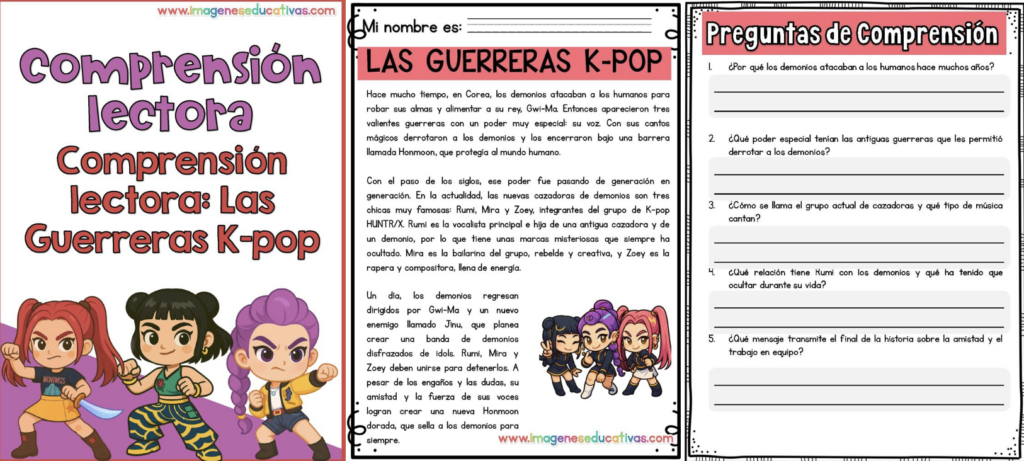 La Comprensión lectora: Las Guerreras K-pop es un recurso educativo original que une la lectura con la emoción del universo musical del K-pop. A través de textos breves y dinámicos, los estudiantes se [&hellip;]