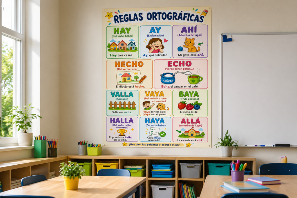 La ortografía es uno de los pilares fundamentales en la educación primaria, y trabajarla de forma visual y constante marca una gran diferencia en el aprendizaje del alumnado. Por eso, [&hellip;]
