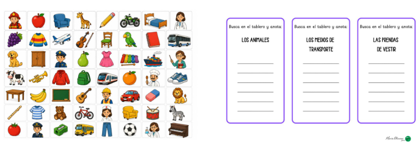 Este nuevo recurso ha sido diseñado para trabajar la agudeza visual y la organización del vocabulario a través de una dinámica muy entretenida. El material se compone de un tablero [&hellip;]