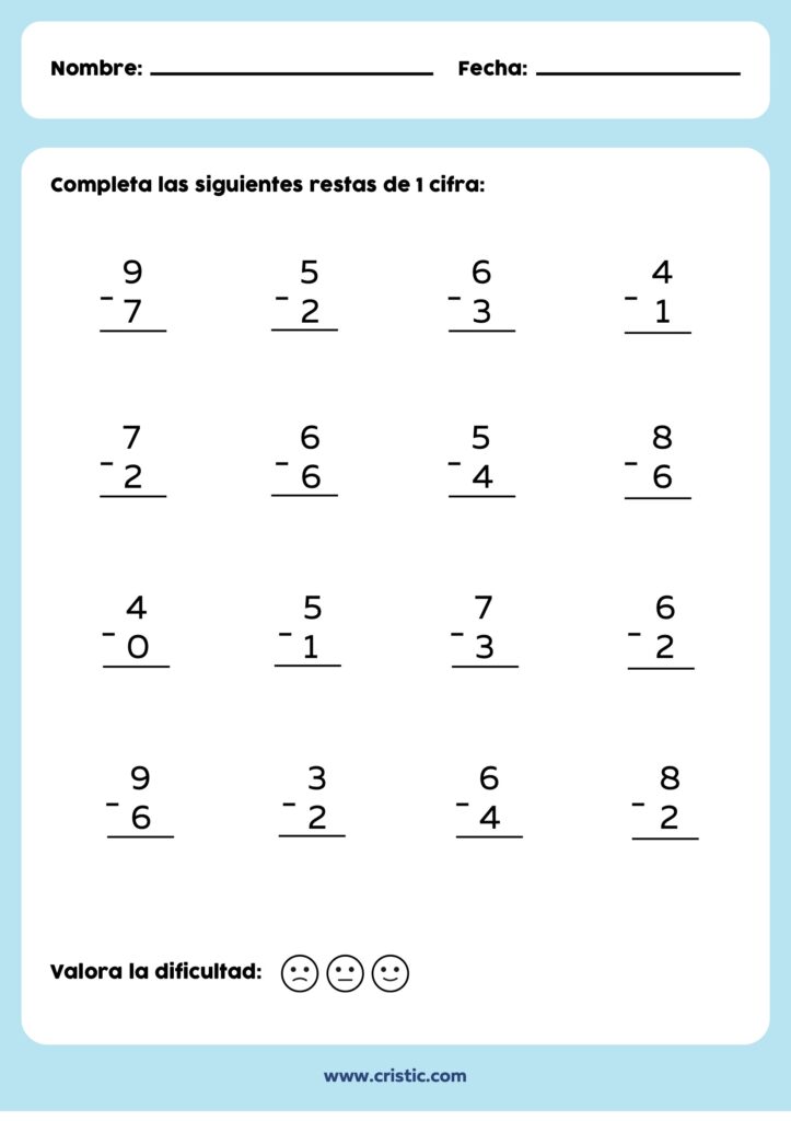 ACTIVIDADES divertidas de SUMAS Y RESTAS - Orientacion Andujar