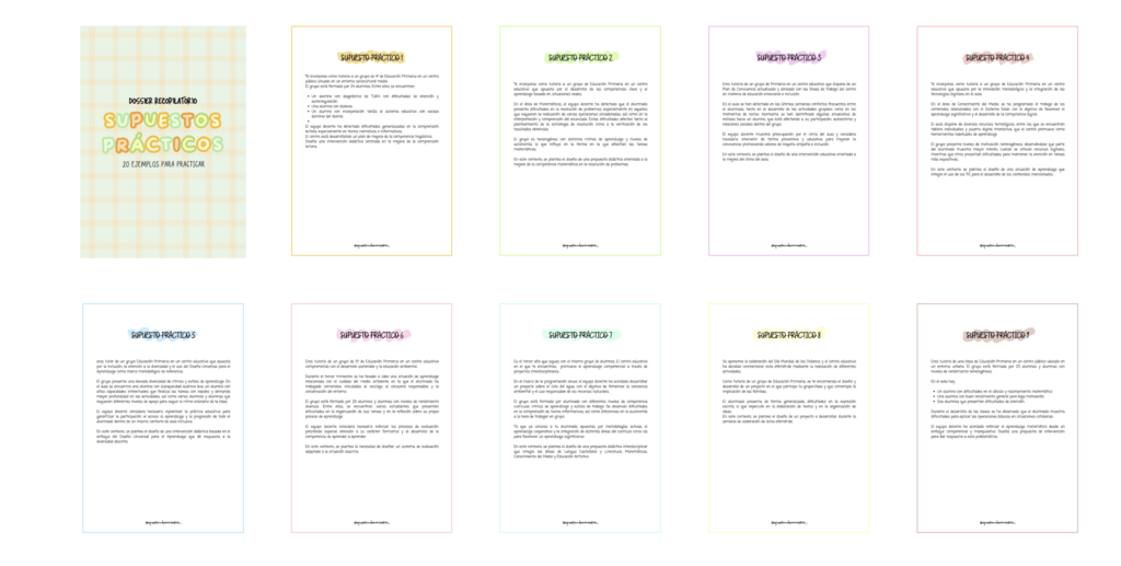 Recurso imprescindible para entrenar la resolución de casos reales Hoy te comparto un material muy útil para todas aquellas personas que están preparando las Oposiciones de Educación Primaria: un Dossier [&hellip;]