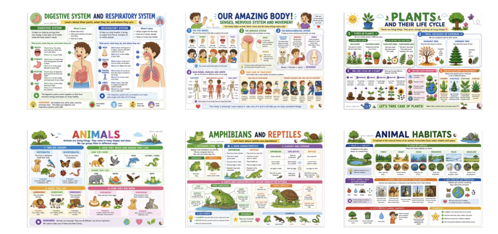 Este pack visual de Science está diseñado para facilitar la comprensión de los contenidos de Ciencias Naturales en inglés en el primer ciclo de Primaria. Incluye infografías, esquemas y vocabulario [&hellip;]