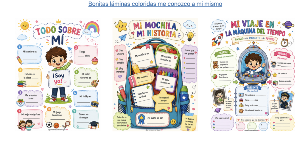 Actividades para descubrir quién soy y compartir mi historia Estas láminas coloridas de autoconocimiento son ideales para comenzar el curso o trabajar la identidad personal en el aula. A través [&hellip;]