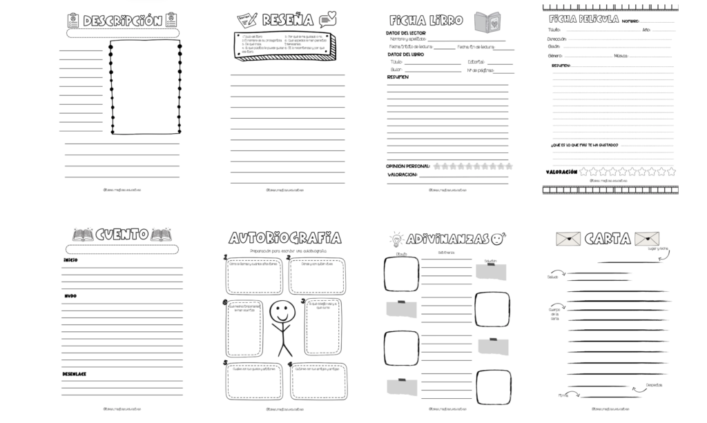 Un recurso visual y estructurado para trabajar todos los tipos de textos en el aula Este material reúne plantillas listas para imprimir de las principales tipologías textuales que se trabajan [&hellip;]
