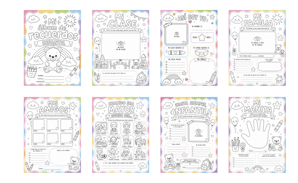 Un tesoro lleno de emociones, aprendizajes y momentos especiales Hoy te presento un recurso precioso para despedir el curso en Infantil: Mi álbum de recuerdos, un cuaderno lleno de páginas [&hellip;]
