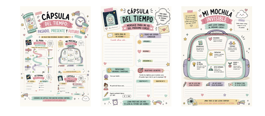 Un viaje para recordar, valorar y soñar Con esta propuesta de @profeal.varo, los alumnos recorren su año escolar a través de una cápsula del tiempo emocional que les invita a [&hellip;]