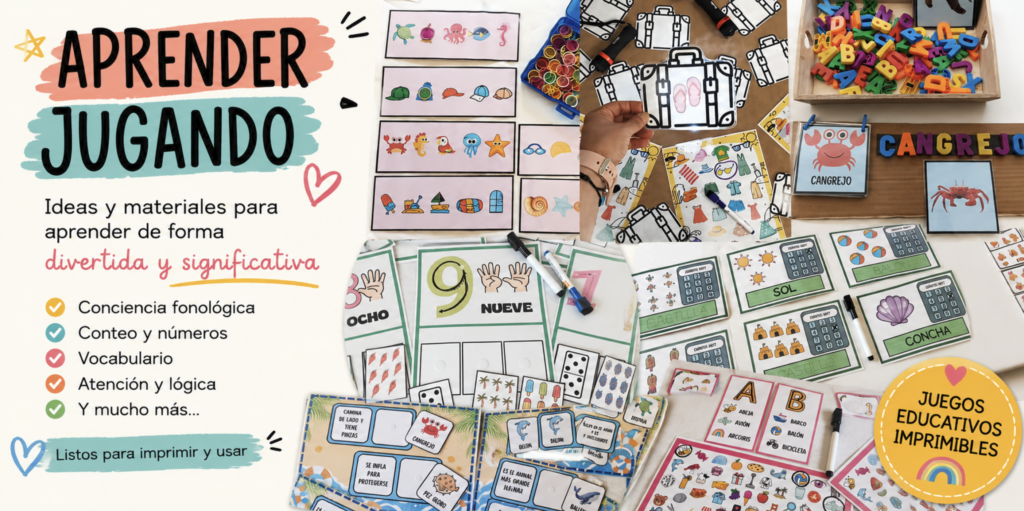 ☀️🎒 Recopilatorio de recursos veraniegos: 8 materiales imprescindibles para aprender jugando Actividades frescas, visuales y divertidas para el verano El verano es un momento perfecto para repasar, reforzar y seguir [&hellip;]