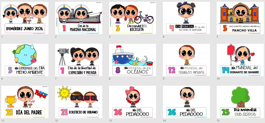 Un mes lleno de fechas importantes para trabajar en el aula Junio llega cargado de celebraciones, días especiales y efemérides perfectas para trabajar en clase durante las últimas semanas del [&hellip;]