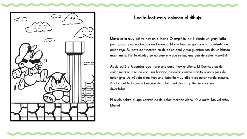 El reto para el alumno comienza después de la lectura: debe colorear un dibujo en blanco y negro basándose exclusivamente en la información que ha extraído del texto. Si la [&hellip;]