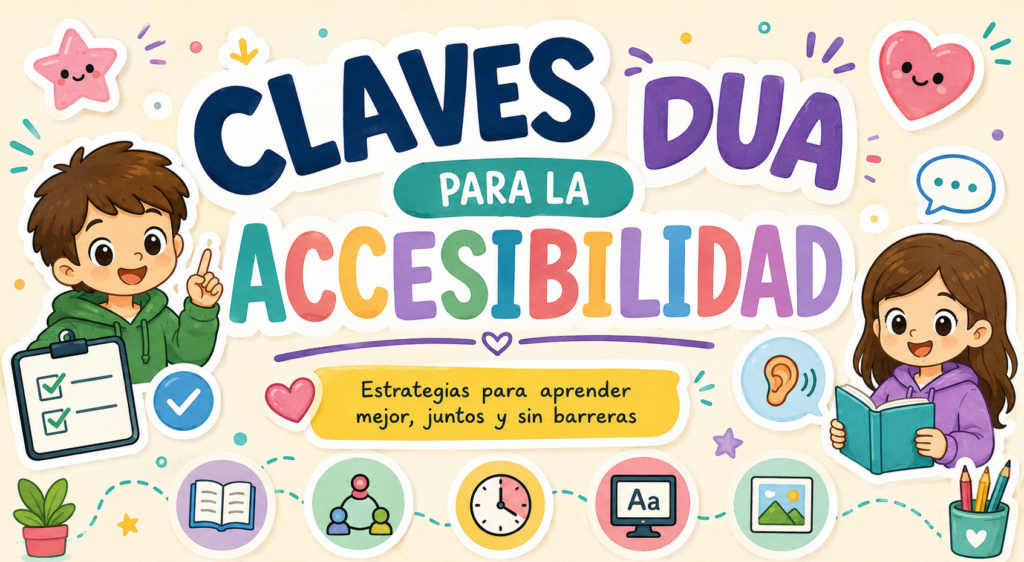 El Diseño Universal para el Aprendizaje (DUA) es un modelo educativo que busca que todos los alumnos puedan aprender eliminando barreras desde el principio, sin esperar a que aparezcan dificultades. [&hellip;]