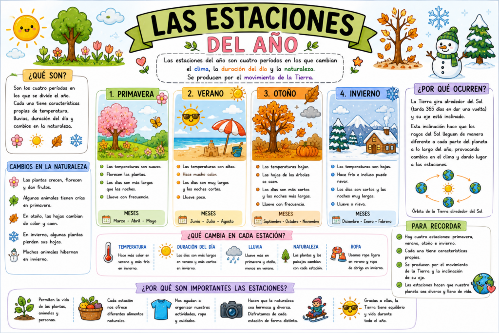 Una forma clara y visual de comprender cómo cambia nuestro planeta a lo largo del año Las estaciones del año son uno de los contenidos más importantes de Ciencias Sociales [&hellip;]