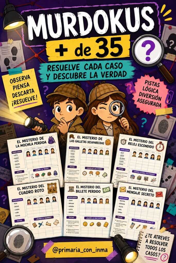 Si hay un recurso que ha conquistado a docentes, familias y alumnado durante los últimos meses, ese ha sido, sin duda, nuestra colección de Murdokus. Por eso hoy reunimos en [&hellip;]