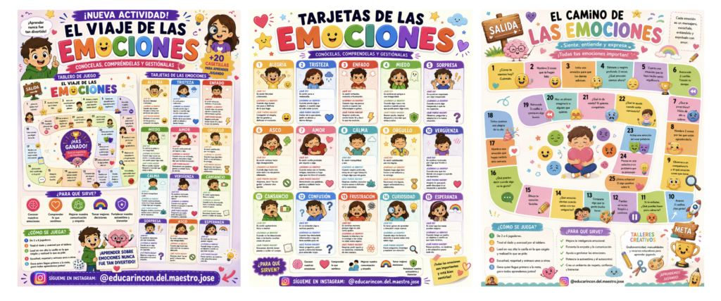 🌈¡Buenas amigos y amigas! Aprender sobre emociones jugando ayuda a los niños y niñas a identificar lo que sienten, expresarlo mejor y desarrollar habilidades sociales de forma divertida 💜✨Este juego [&hellip;]