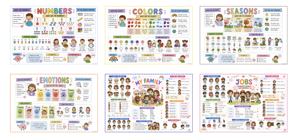 Enseñar inglés de forma visual es una de las estrategias más eficaces para favorecer la comprensión y la adquisición de vocabulario desde edades tempranas. Por ello, compartimos una fantástica colección [&hellip;]