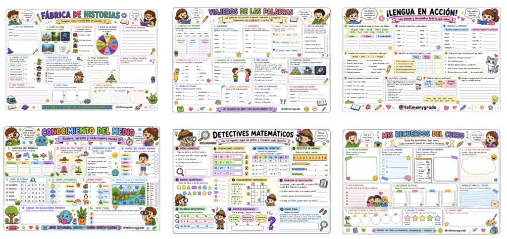 Los últimos días de clase son una oportunidad perfecta para repasar contenidos de forma diferente, divertida y motivadora. Por eso hoy compartimos una fantástica colección de manteles educativos a todo [&hellip;]