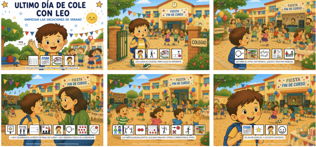 El final de curso es un momento lleno de emociones para muchos niños y niñas. Por ello, compartimos “El último día de colegio con Leo”, un precioso cuento adaptado con [&hellip;]