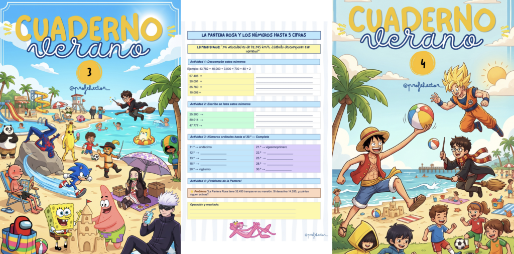 COMPLETOS CUADERNOS DE VERANO PARA 3.º Y 4.º DE PRIMARIA: MÁS DE 60 ACTIVIDADES PARA REPASAR JUGANDO Las vacaciones son una excelente oportunidad para reforzar los aprendizajes adquiridos durante el [&hellip;]