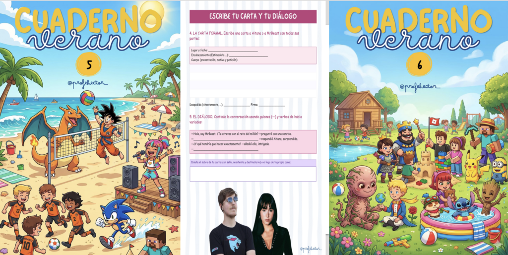 En verano es posible seguir aprendiendo de forma divertida y motivadora. Por eso compartimos estos completos cuadernos de verano para 5.º y 6.º de Primaria, diseñados para repasar los contenidos [&hellip;]