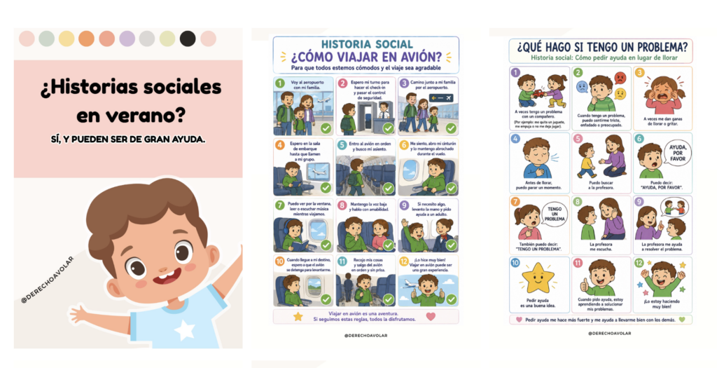 Las historias sociales son una herramienta educativa creada por Carol Gray en la década de los 90 con el objetivo de ayudar a comprender situaciones sociales, anticipar acontecimientos y favorecer [&hellip;]