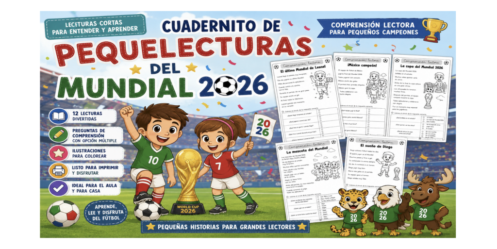 El fútbol tiene el poder de despertar el interés y la motivación de miles de niños y niñas. Aprovechando esa ilusión, hoy compartimos un recurso perfecto para trabajar la comprensión [&hellip;]