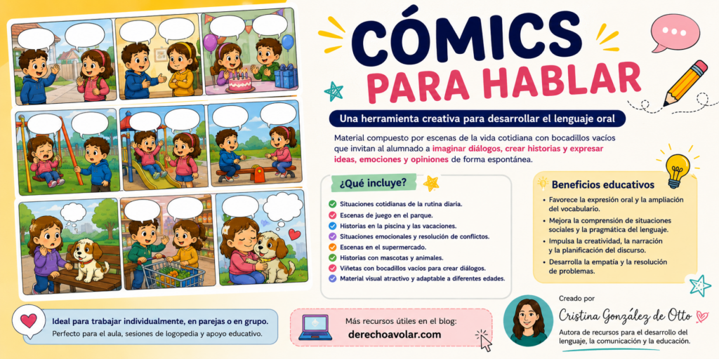 Los recursos que fomentan la comunicación espontánea son fundamentales para ayudar a niños y niñas a expresar ideas, emociones, opiniones y experiencias. Por ello, hoy compartimos este fantástico material de [&hellip;]